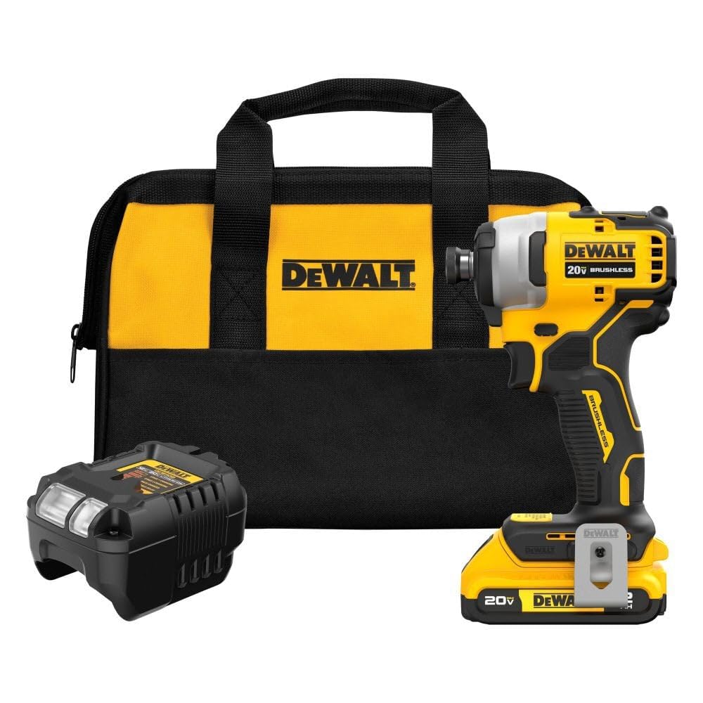 Dewalt Atomic 20V Max Brushless Cordless Compact 1/4In Impact