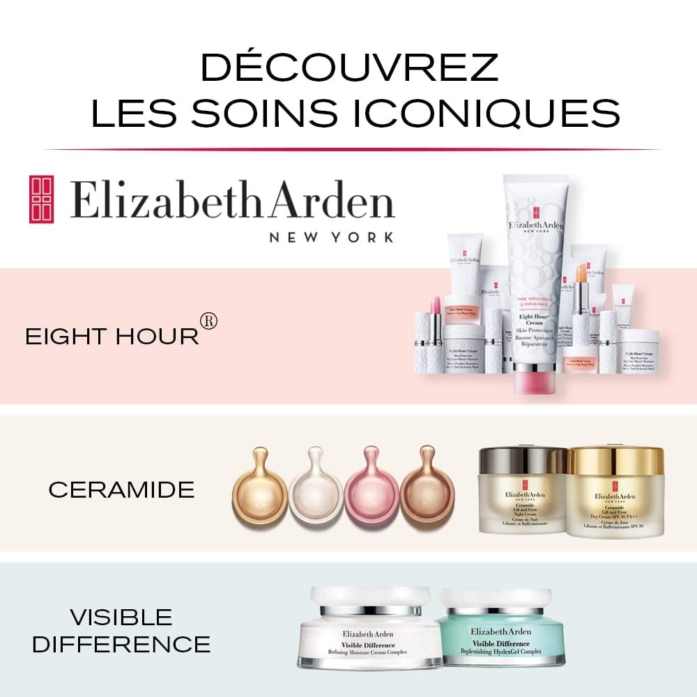 Elizabeth Arden, Visible Difference, Crème de nuit, Crème Hydratante Visage, Soin pour le visage Affinant, Skincare Anti-Âge, Pour tous types de peau