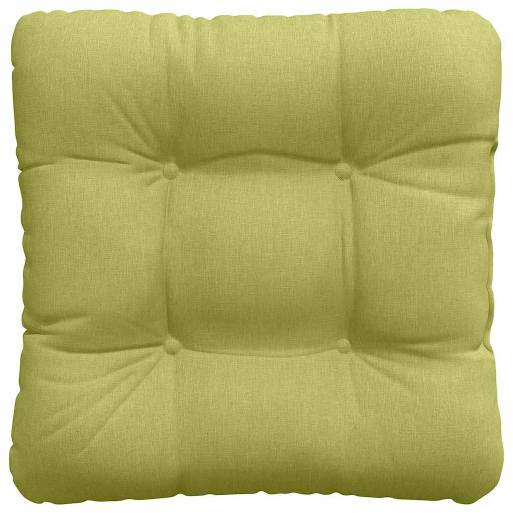 4er Set Sitzkissen 45x45x12cm Stoff Hellgrün | Bequeme Stuhlpolster mit abnehmbarem Bezug und dicker Füllung für gemütliche Stunden im Wohnzimmer.