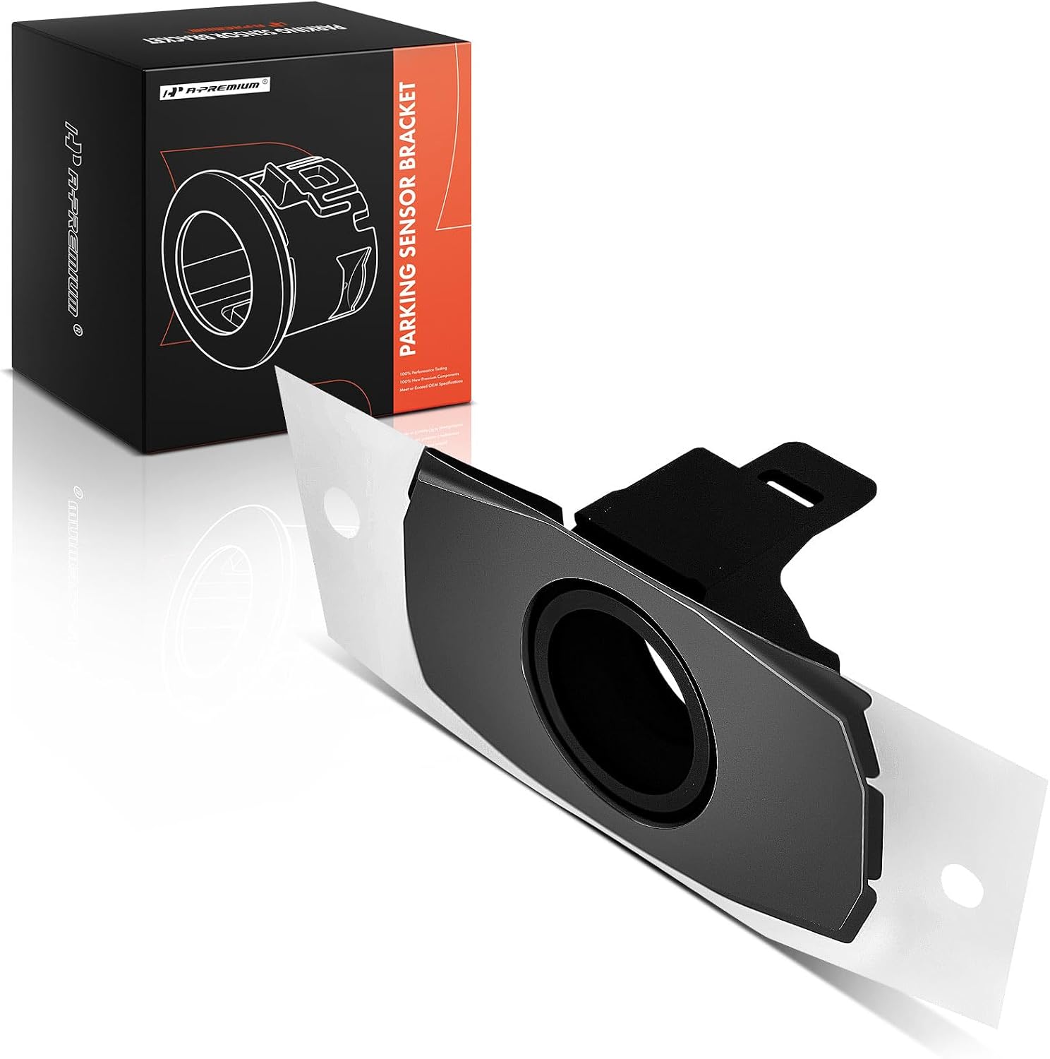 A-Premium Front Inner Left or Right Parking Assist Sensor Retainer Bezel Compatible with Select Toyota Models - Tundra 2022-2023, Replace# 893480E550