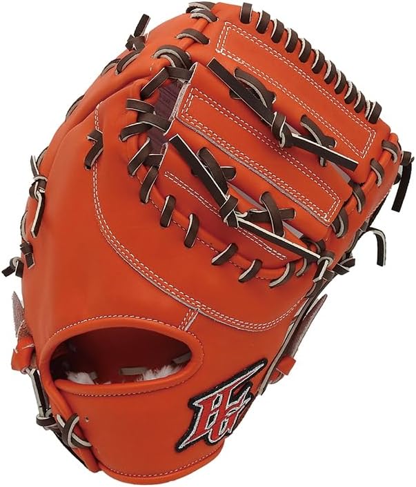 HI-Gold High Gold Hexagonal Hard First Mitt SKG-400F Fire Orange LH Right Throw Catcher 2026 Complete Production Limited Edition