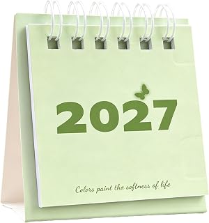 2027年 卓上カレンダー 1月~12月12日 マンスリー ファミリープランナー