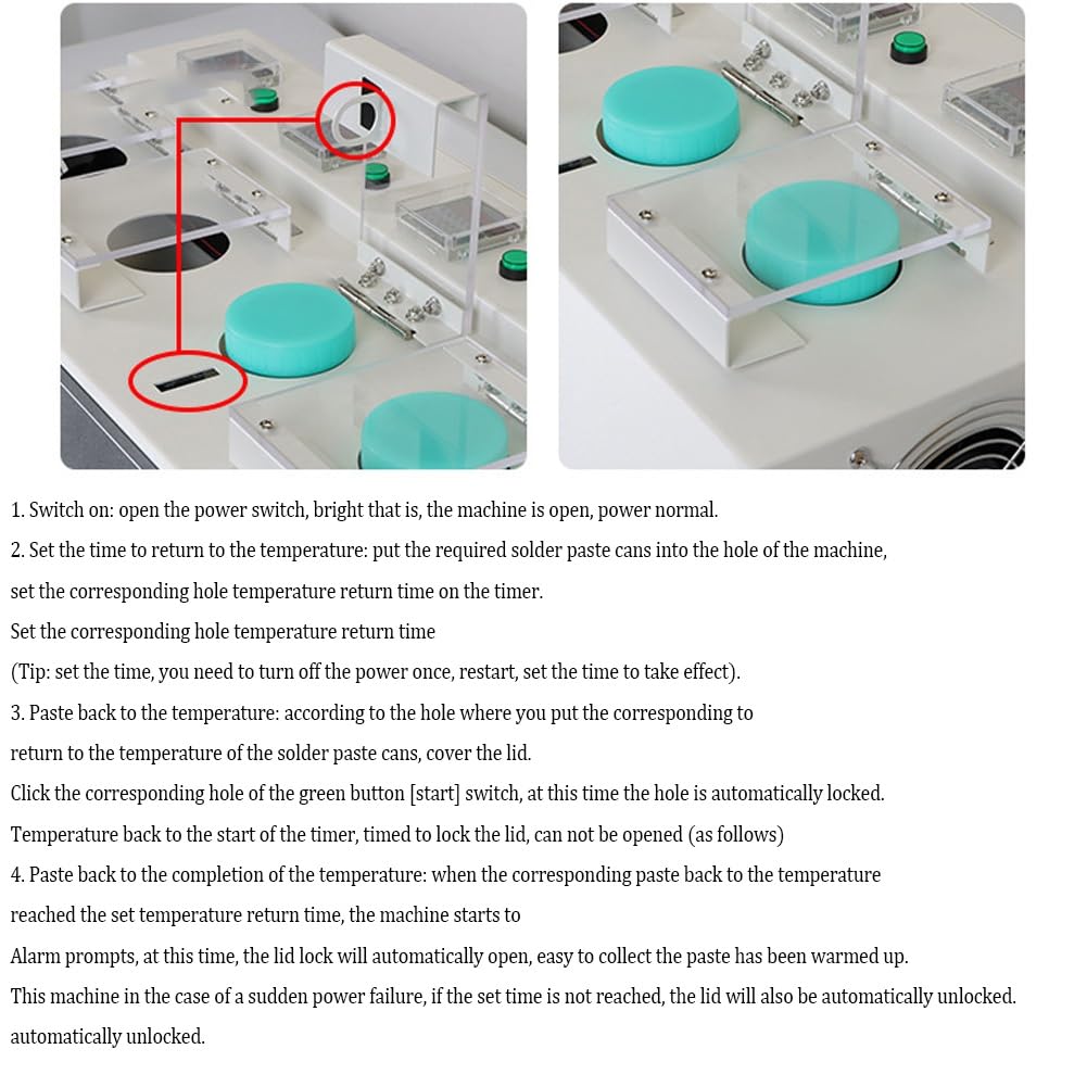 Máquina de recalentamiento de pasta de soldadura totalmente automática, máquina de recalentamiento de pasta de soldadura de pegamento rojo SMT de múltiples orificios, control independiente y soplado(8