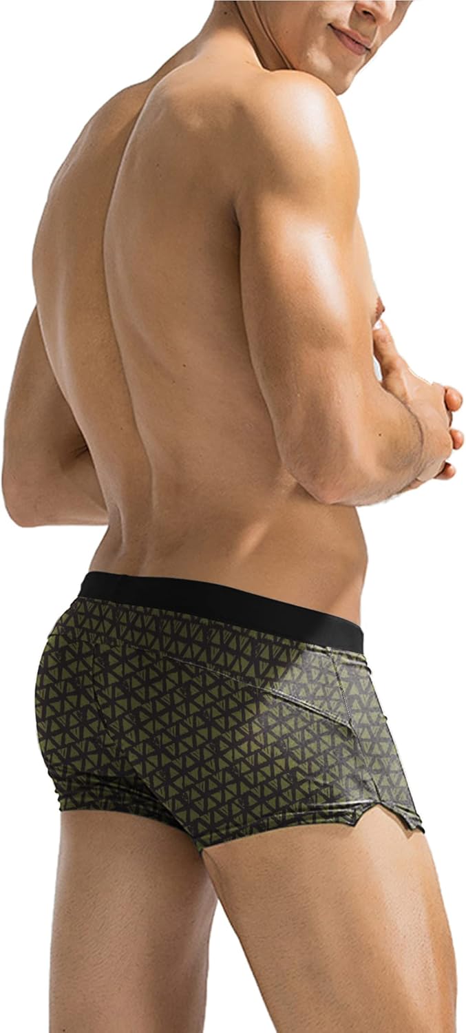 COOFANDY Mens Swim Trunks Swimwear Bathing Suit Swim Brief Square Leg Board Short S-3XL - Image 2