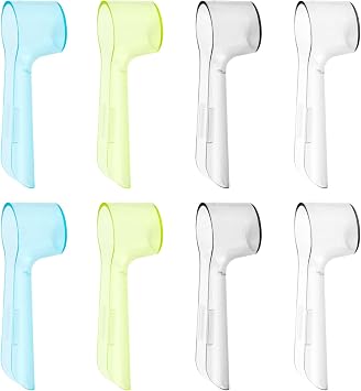 8 Pcs Electric Toothbrush Cover Caps, Electric Toothbrush Head Covers Compatible with Oral B Heads
