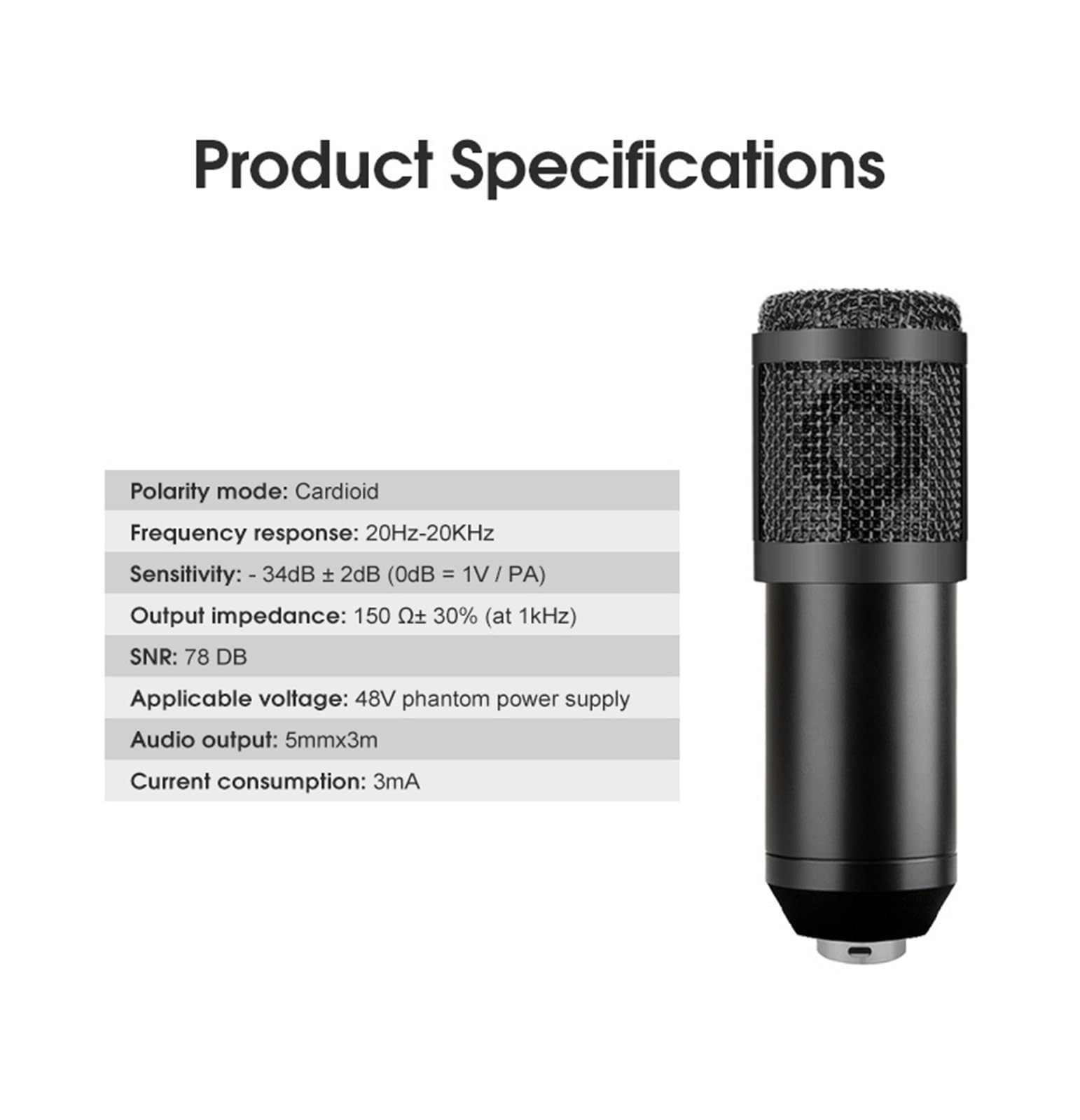 Kit scheda audio, Professional Audio V8 Sound Card Set Mic Studio Microfono a condensatore for la registrazione di podcast Live Streaming(V9X PRO Full Set)