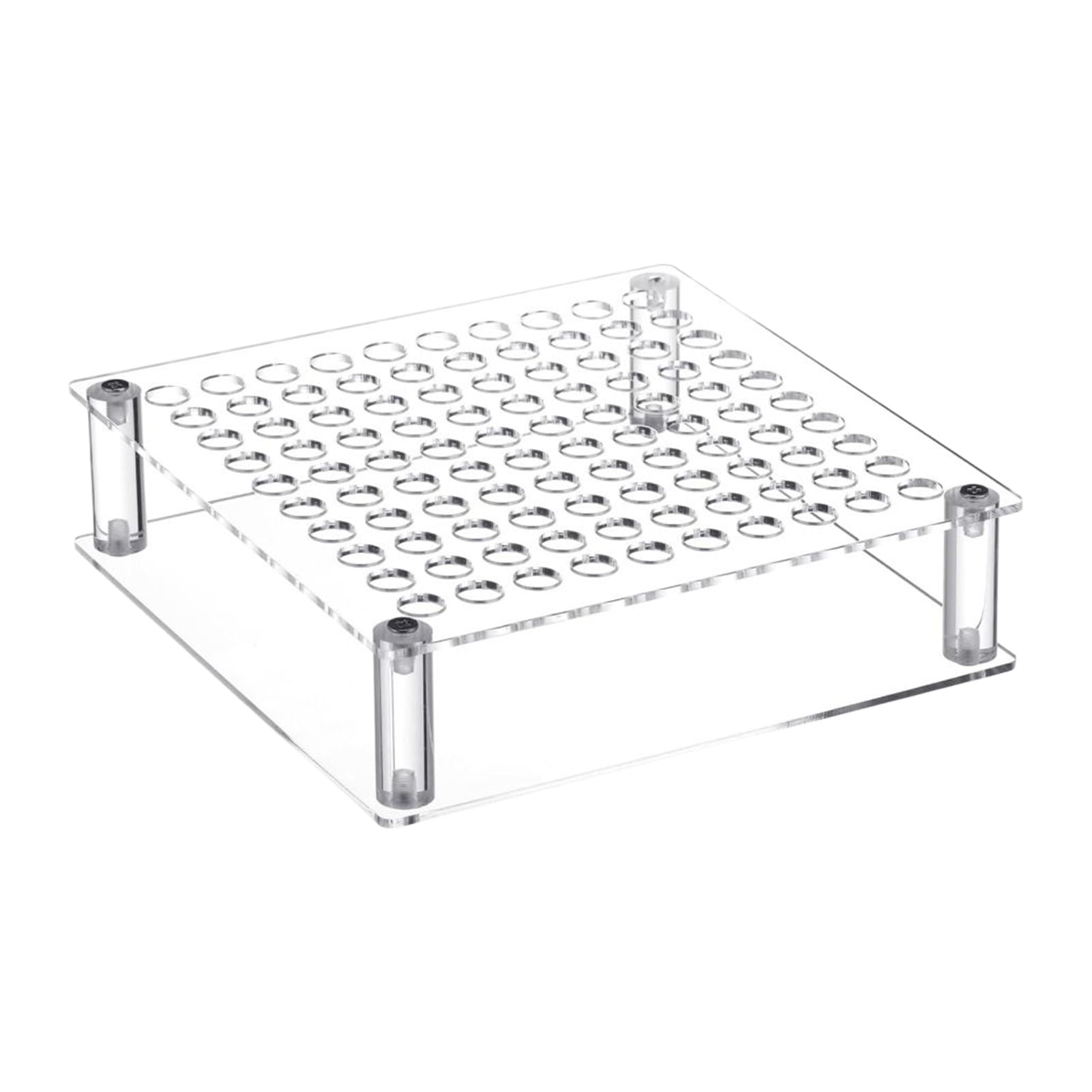 Organisateur de Pinceaux pour Table et Étagère : Range-Crayons Acrylique 100 Trous Multi-usage