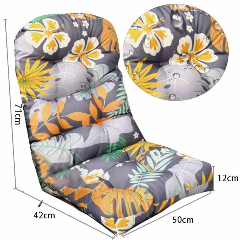 (solo cuscino per seduta) Cuscini impermeabili per dondolo da esterno, 110 x 50 cm, cuscini di ricambio per panca da giardino, per patio, terrazza e cortile, comfort