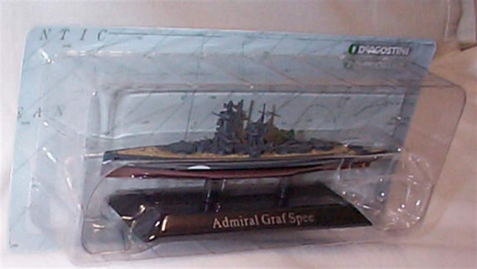 DeAgostini warships collection admiral graf spee ship 1:1250 scale diecast model