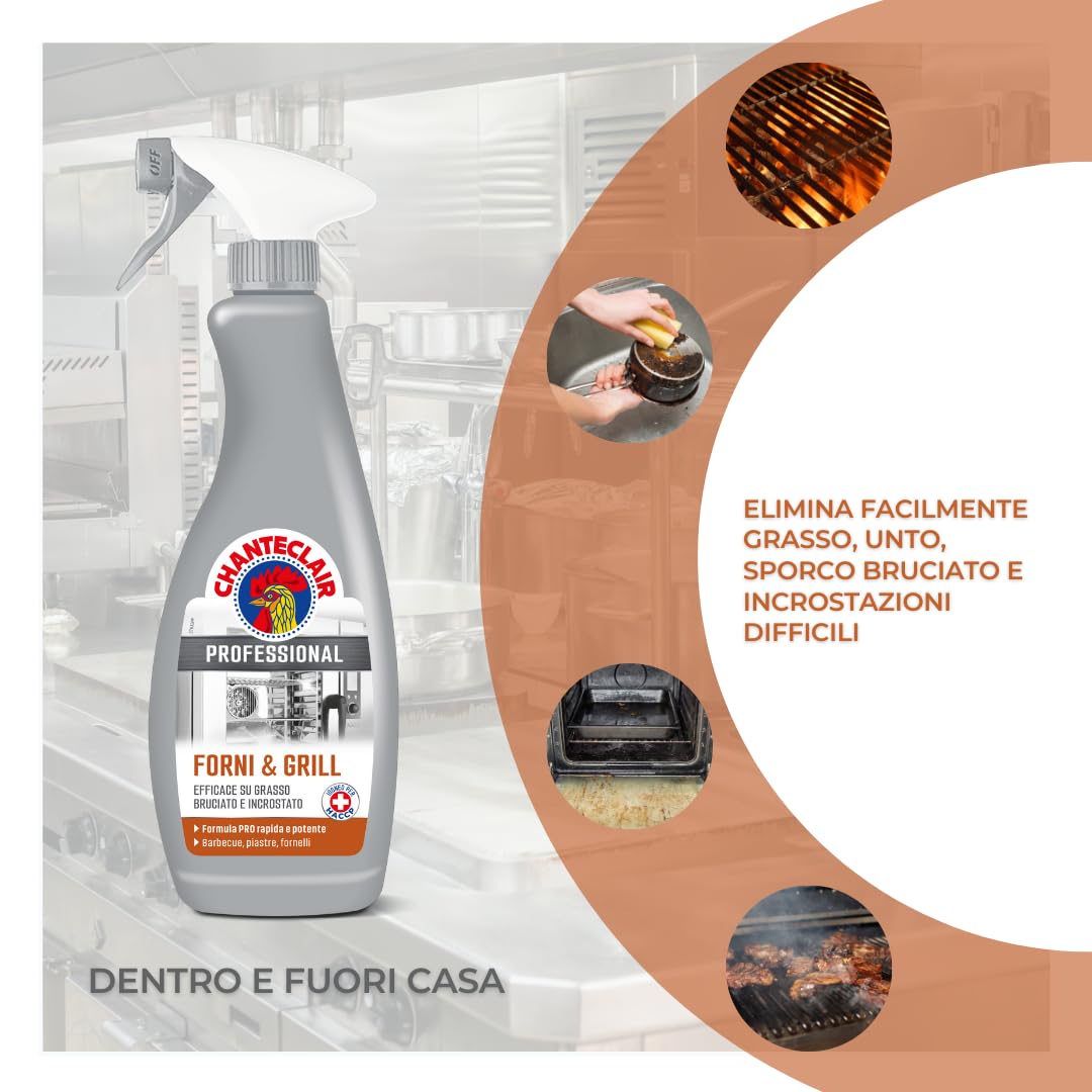 CHANTECLAIR SGRASSATORE FORNI PROF. 700 ml