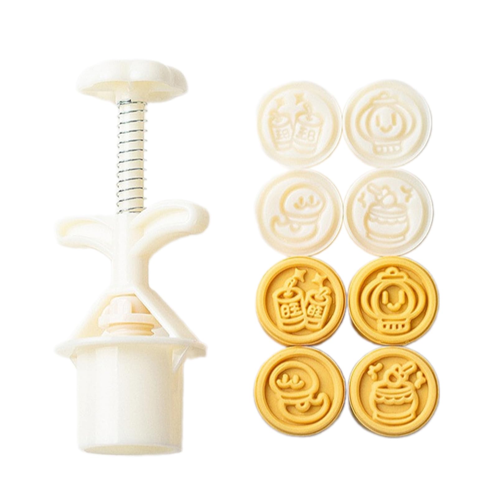 MICFENY Baking Cookie And Dessert Set Food Safe Snake Cake Dessert Embosser For Festival And Creative Baking