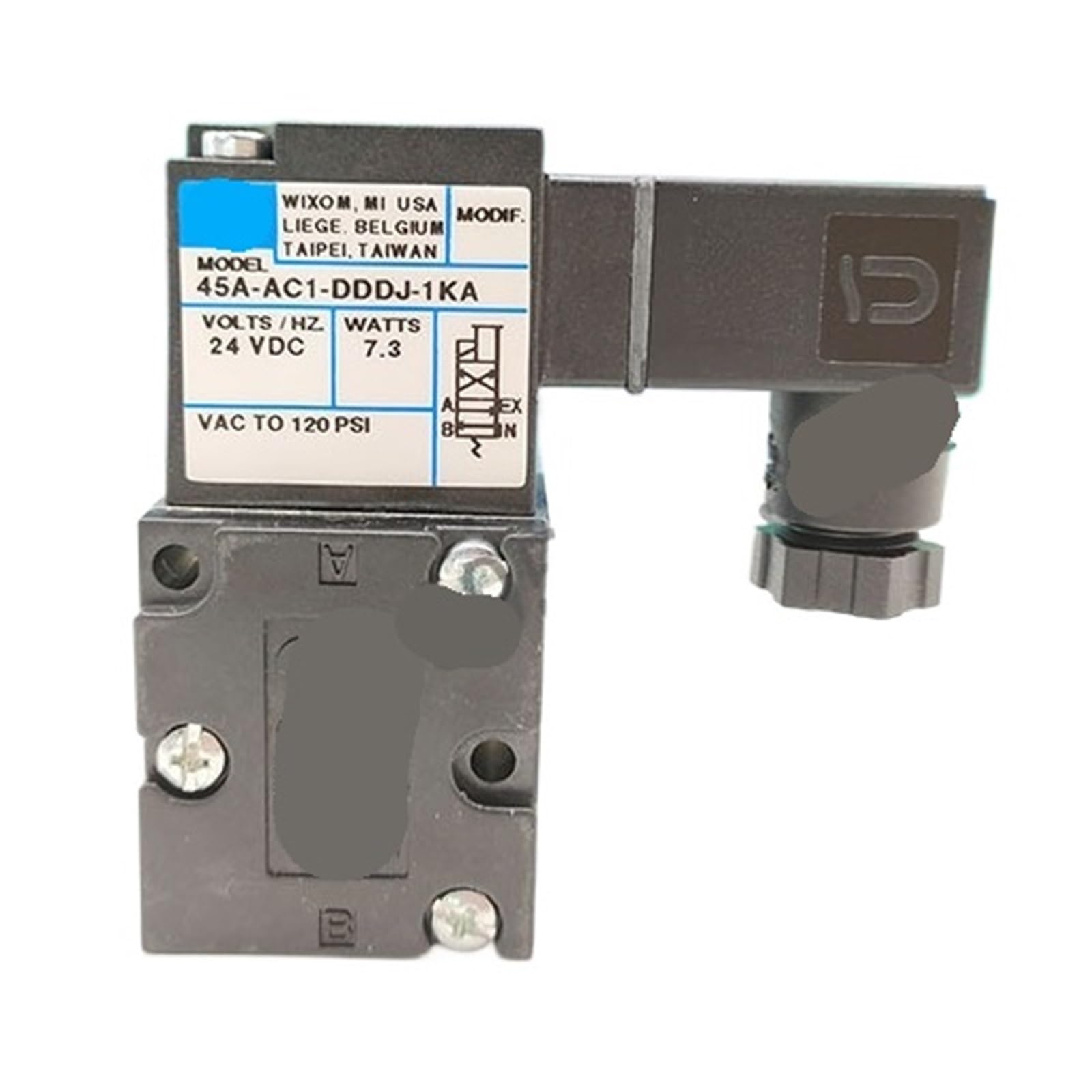 Électrovanne 45A-AC1-DDDJ-1KA pour circuit pneumatique industriel haute précision