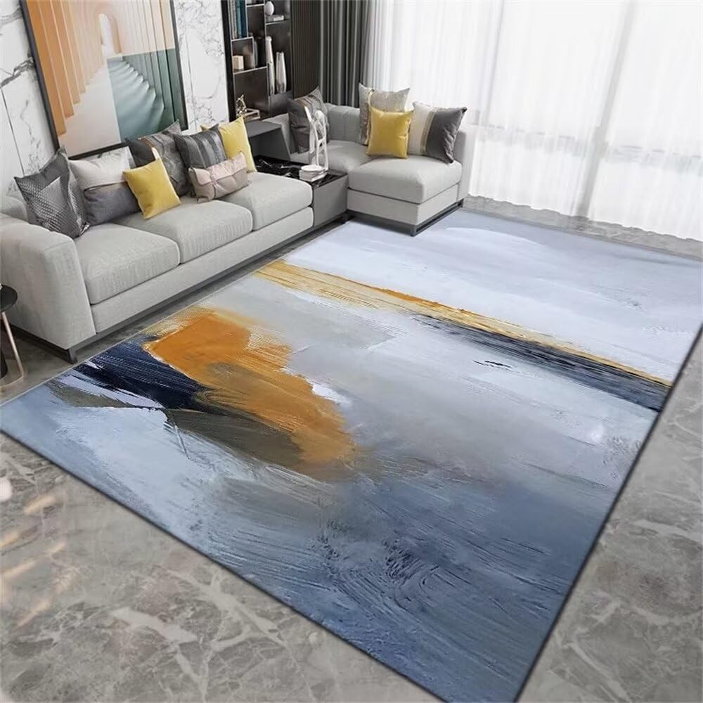 Kinderzimmer Deko Abstrakter Geometrischer Rutschfester Wohnzimmer-Schlafzimmerbereich-Teppich Großer Teppich Wohnzimmer Mehrfarbig Kinderzimmer Deko Teppich Lang Kinderzimmer Deko Wash and Dr