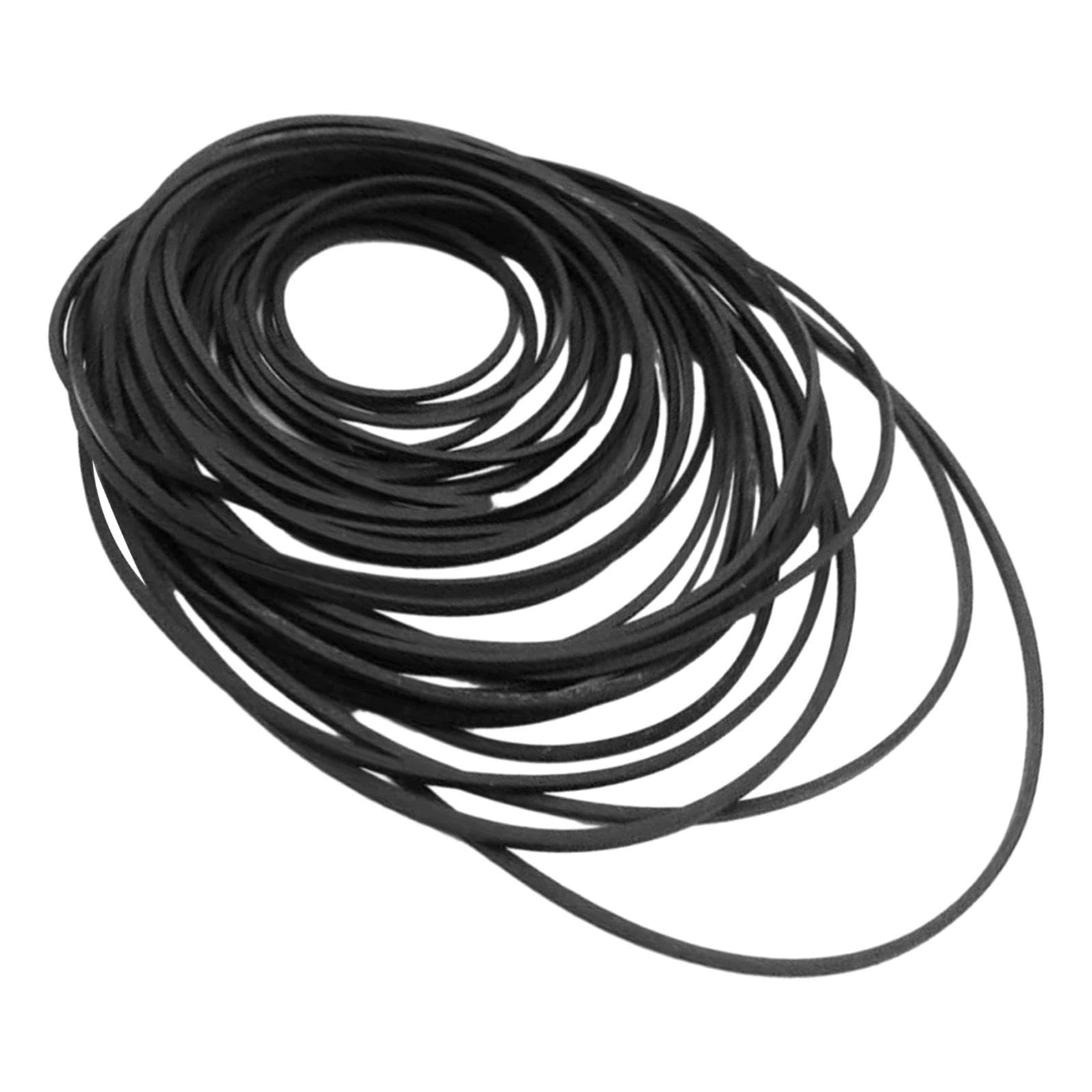 KiBcsLic 28x Transmission Belt Pulley Rubber Band for DIY Model Toy