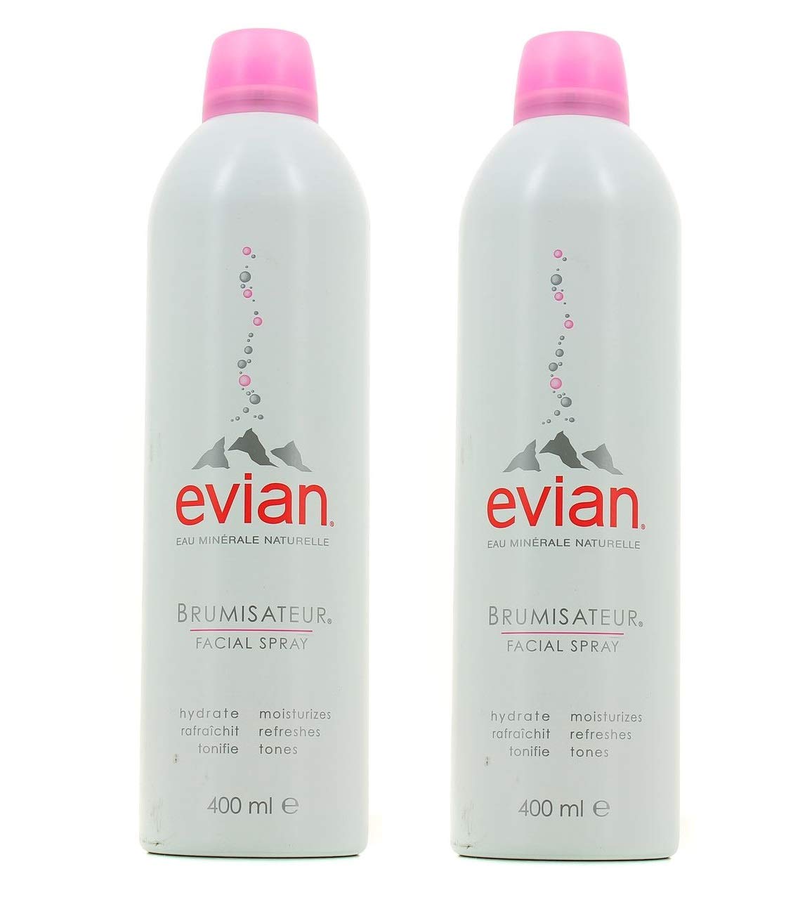 Evian - Spray de 400 ml (lote de 2)