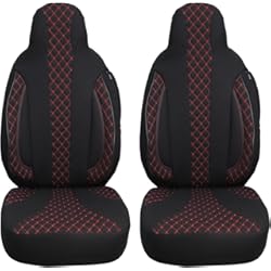 Fundas Asientos Smart Fortwo 450 BREMER SITZBEZÜGE Measure Pilot - Fundas de Asiento de Coche compatibles con Smart Fortwo 453 Conductor y Pasajero a Partir de 2014, Juego de Fundas Protectoras para Asiento de Coche, Paquete de 2 en