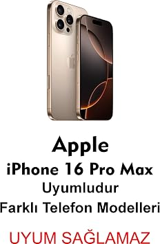 Apple iPhone 16 Pro Max ile Uyumlu Uğurböceği Baskılı, Mat Siyah, Yumuşak Silikon, Şok Emici Kapak Kılıf