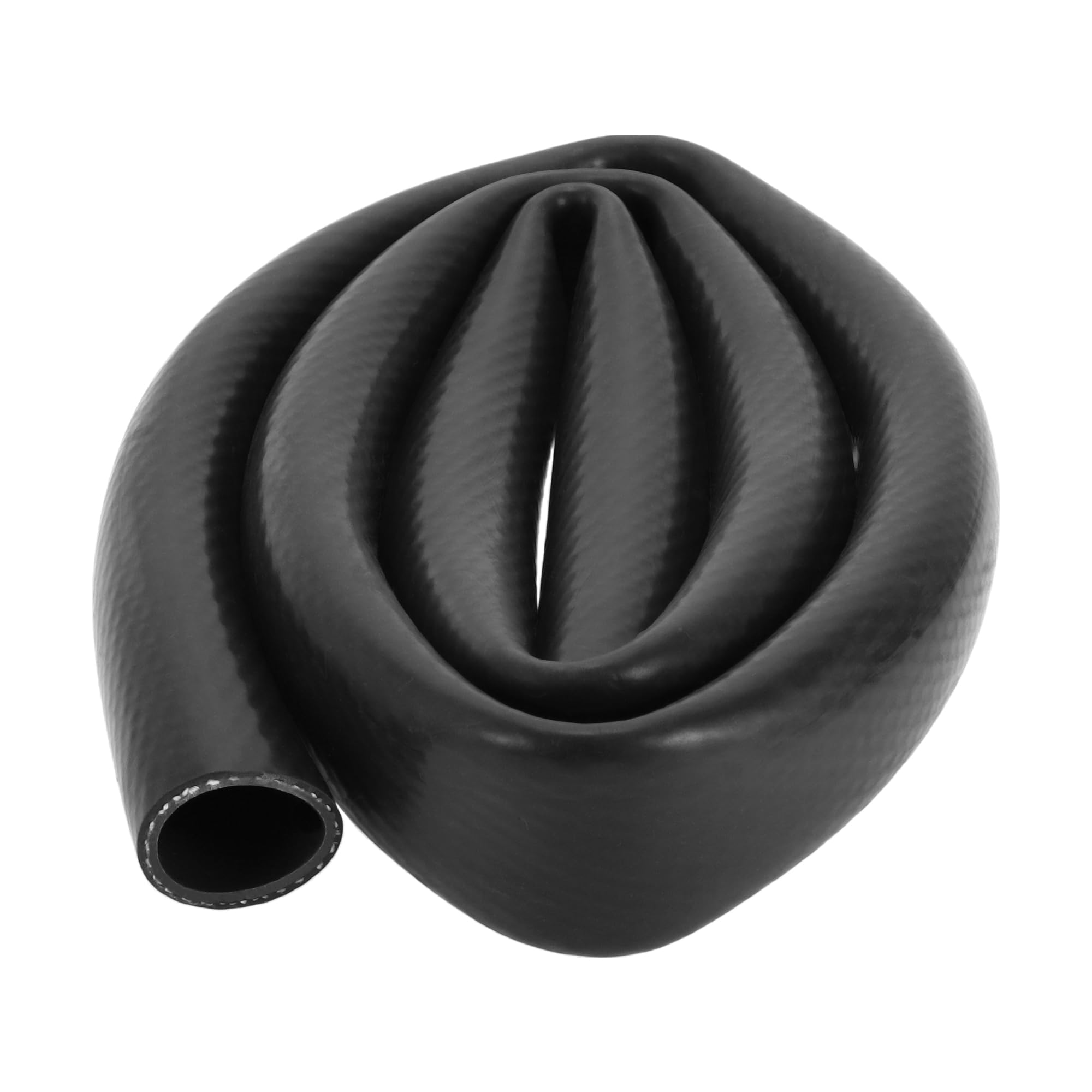 Tubo in Silicone per Aspirazione Automobilistica Linea di Aspirazione ad Alta Temperatura 4.9Ft 1" 25mm ID 3mm Spessore 1 Pezzo Nero 130PSI Pressione Massima