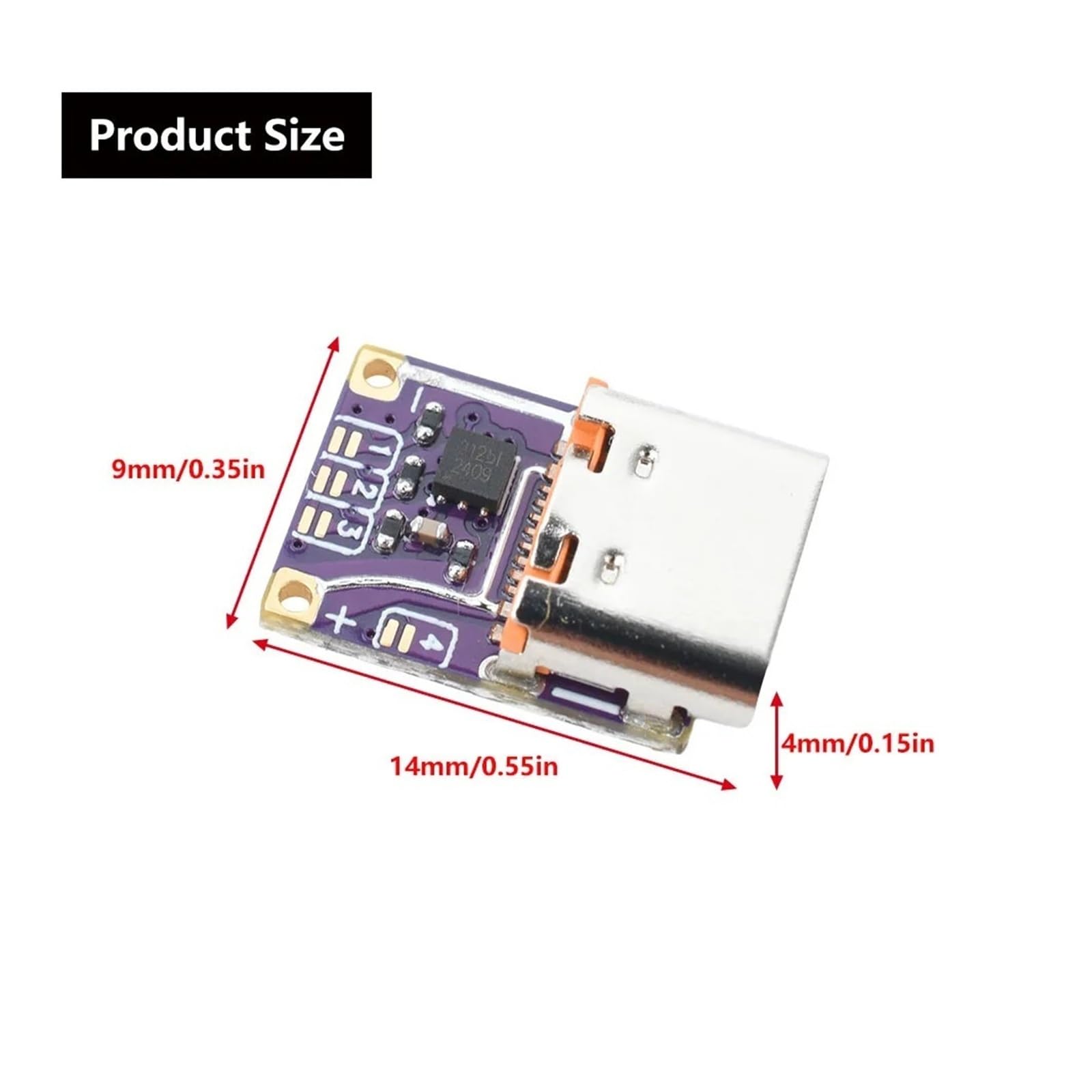 PD3.1/QC3.0 Decoy Module USB-C 5-48 V 5 A Fixed Output Board for DIY Power Supply Tester (High Voltage)