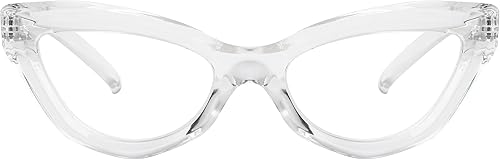 Eyekepper Gafas de lectura estilo ojo de gato para mujeres lectores elegantes - transparente +2.50