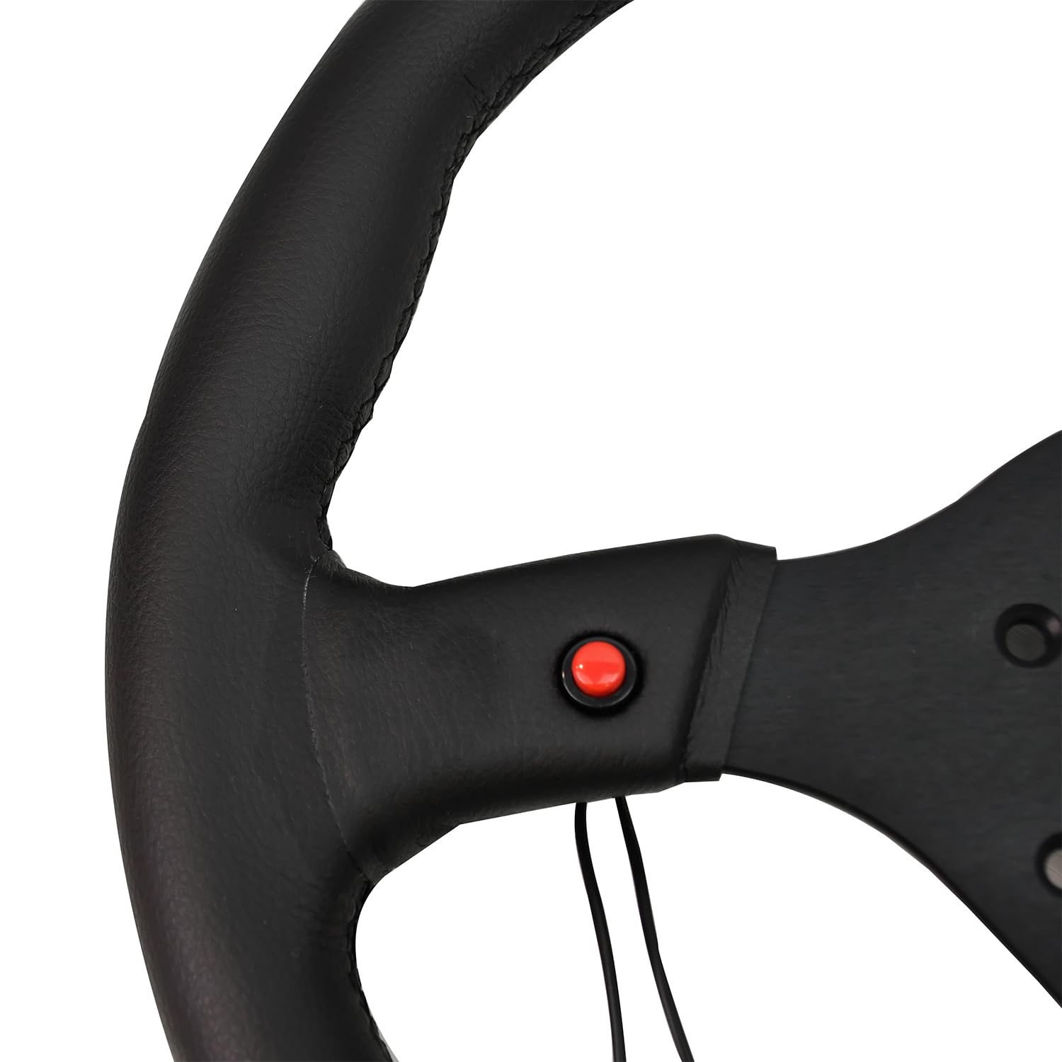 Amazon | Tiypeor 350MMマイクロファイバーレザーカー改造ステアリング