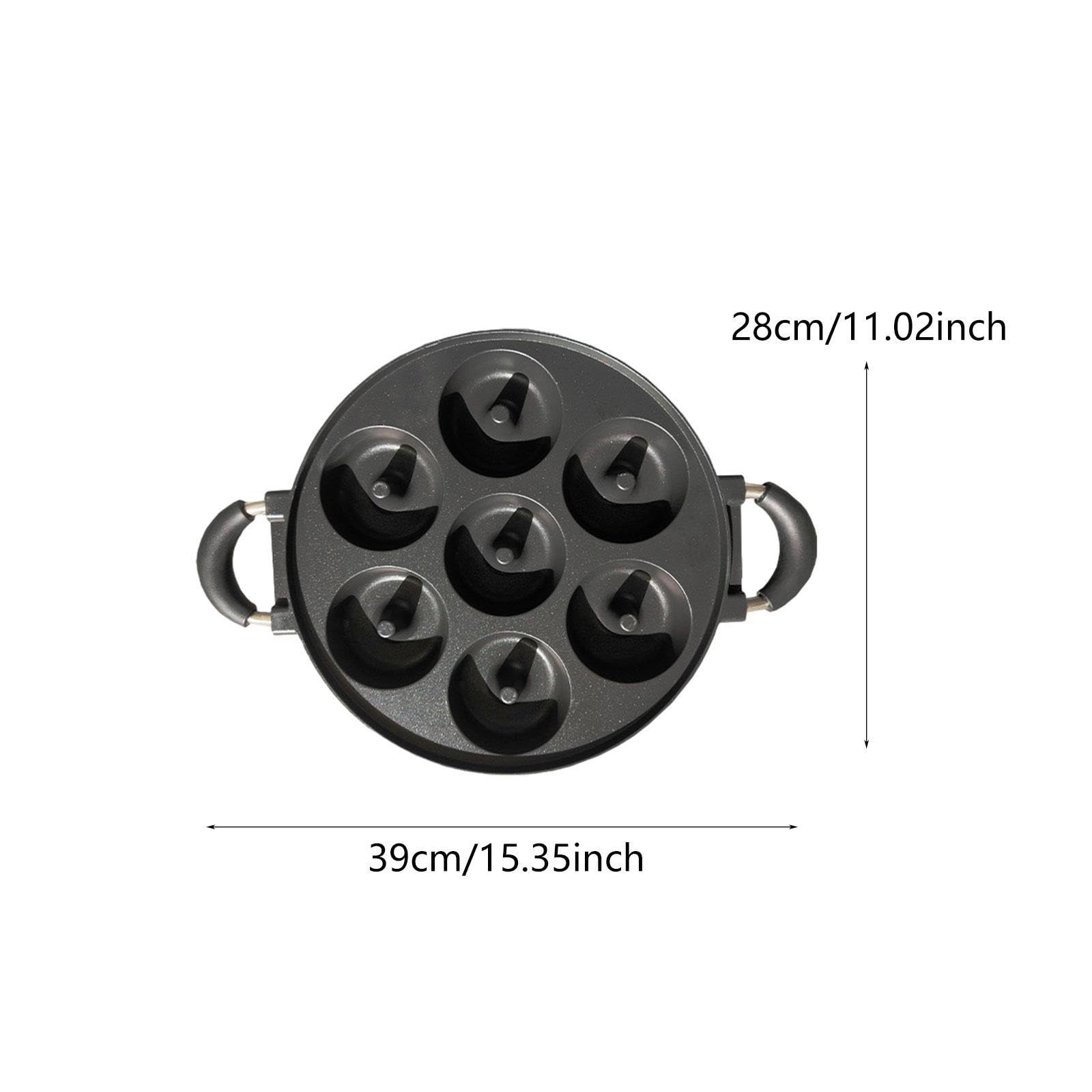 Donut Backpfanne Mini Donuts Hersteller Pan Herd Backpfanne mit Griffen Donut Maker Pan Macht 7 Donuts für Desserts