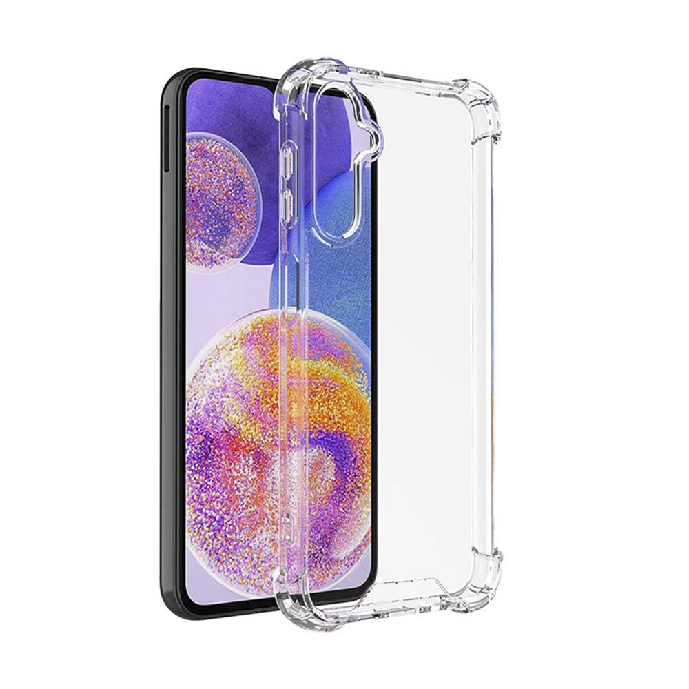 Zore Galaxy ile uyumlu S24 Plus Kılıf Zore Nitro Anti Shock Silikon Renksiz