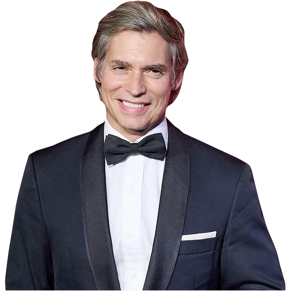 Celebrity Cutouts Lifelike Carlos Baute (Bow Tie) Half Body Buddy Cutout
