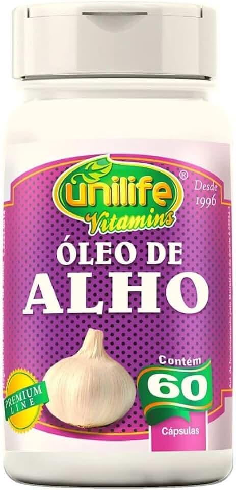 Óleo de alho - 60 cápsulas