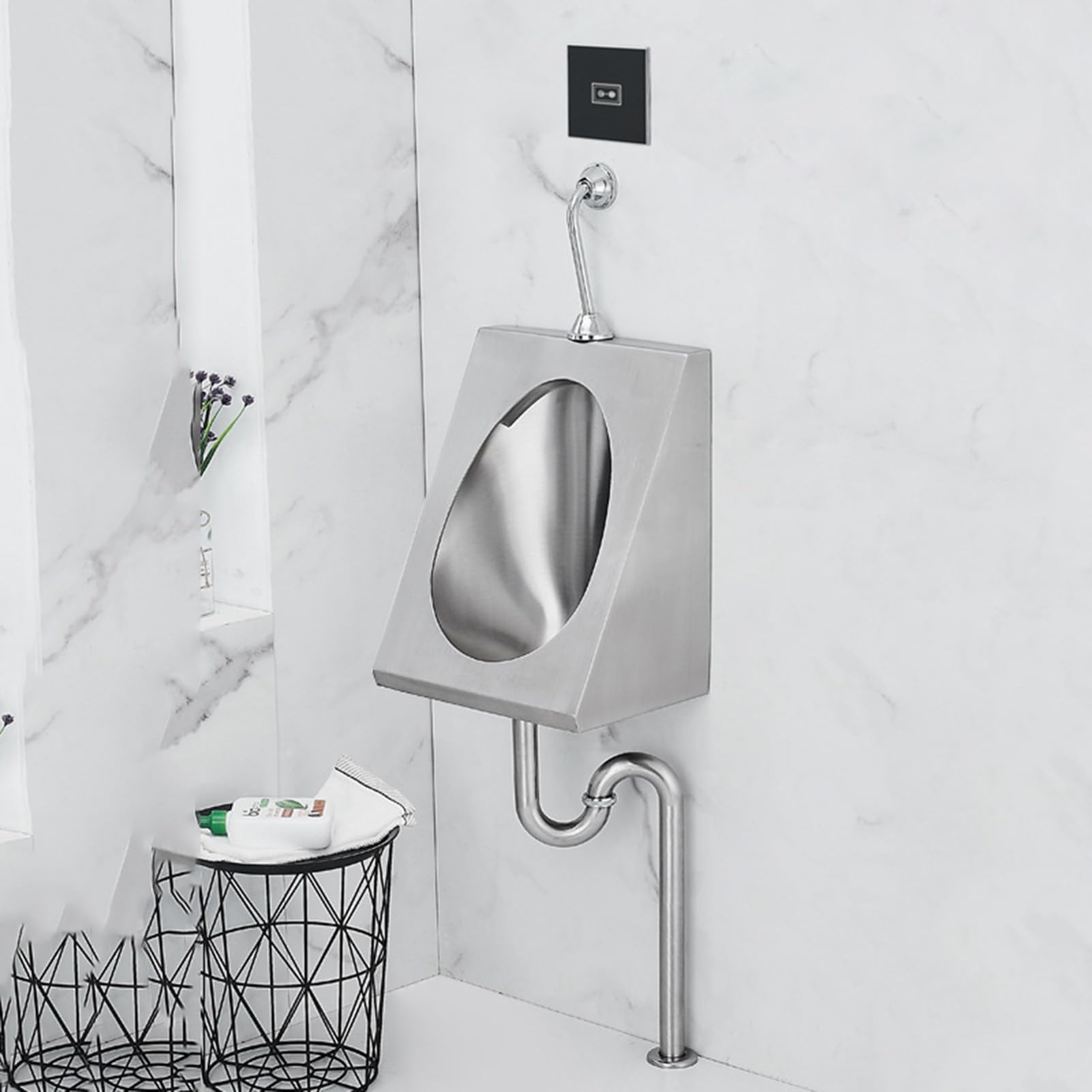 Inodoro para baño, Inodoro, Sanitarios, Sanitarios públicos, Acero Inoxidable 304, inducción, Descarga para familias, hoteles, escuelas, baños públicos,3