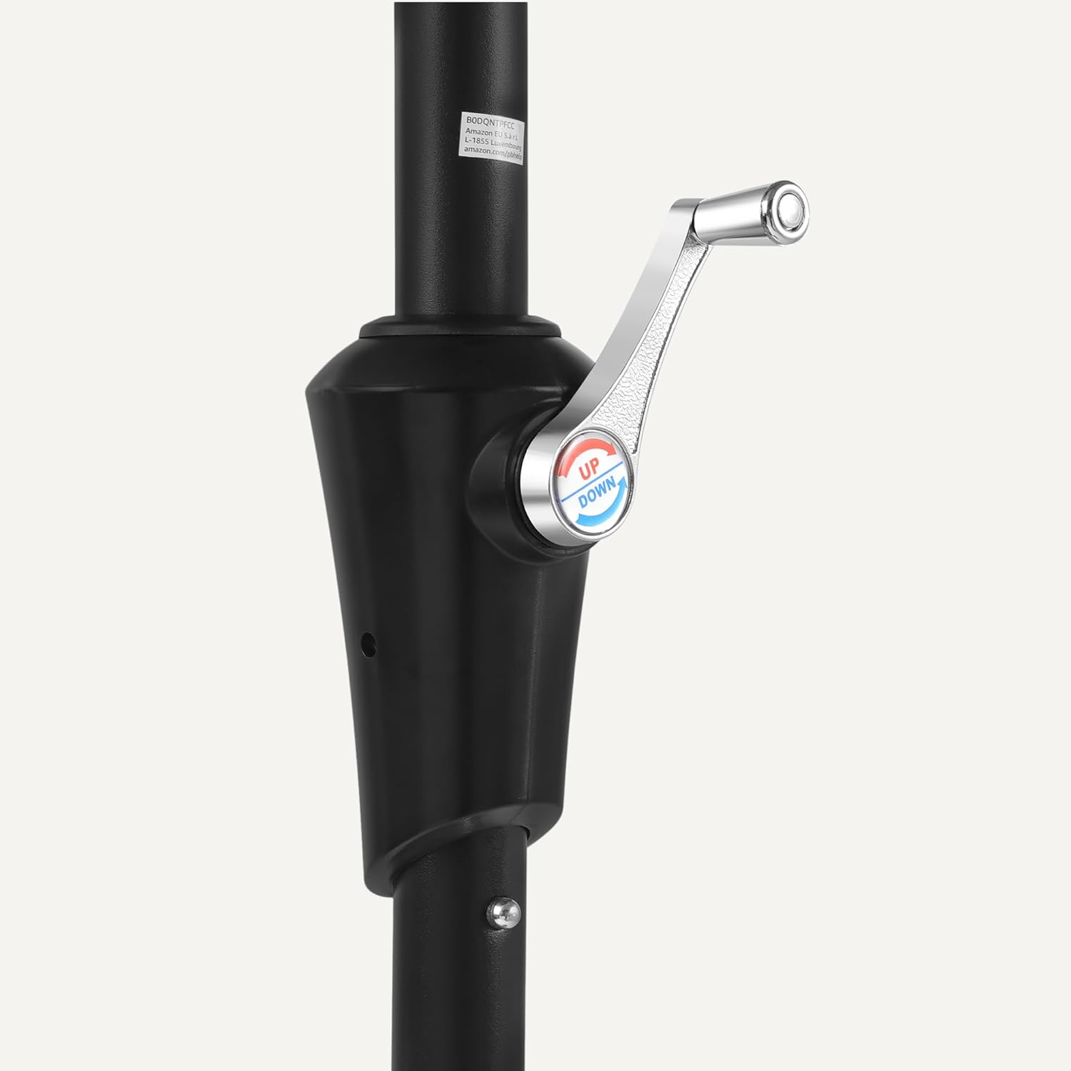 Amazon Basics Patio Umbrella, Crank Lift and Push Button Tilt, 9 Foot, Tan - Image 4