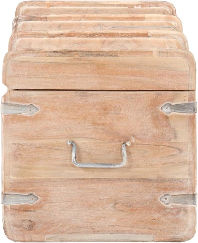 Storage Chest 90x40x40 cm Solid Acacia Wood(Weight:125.66 lbs),289644