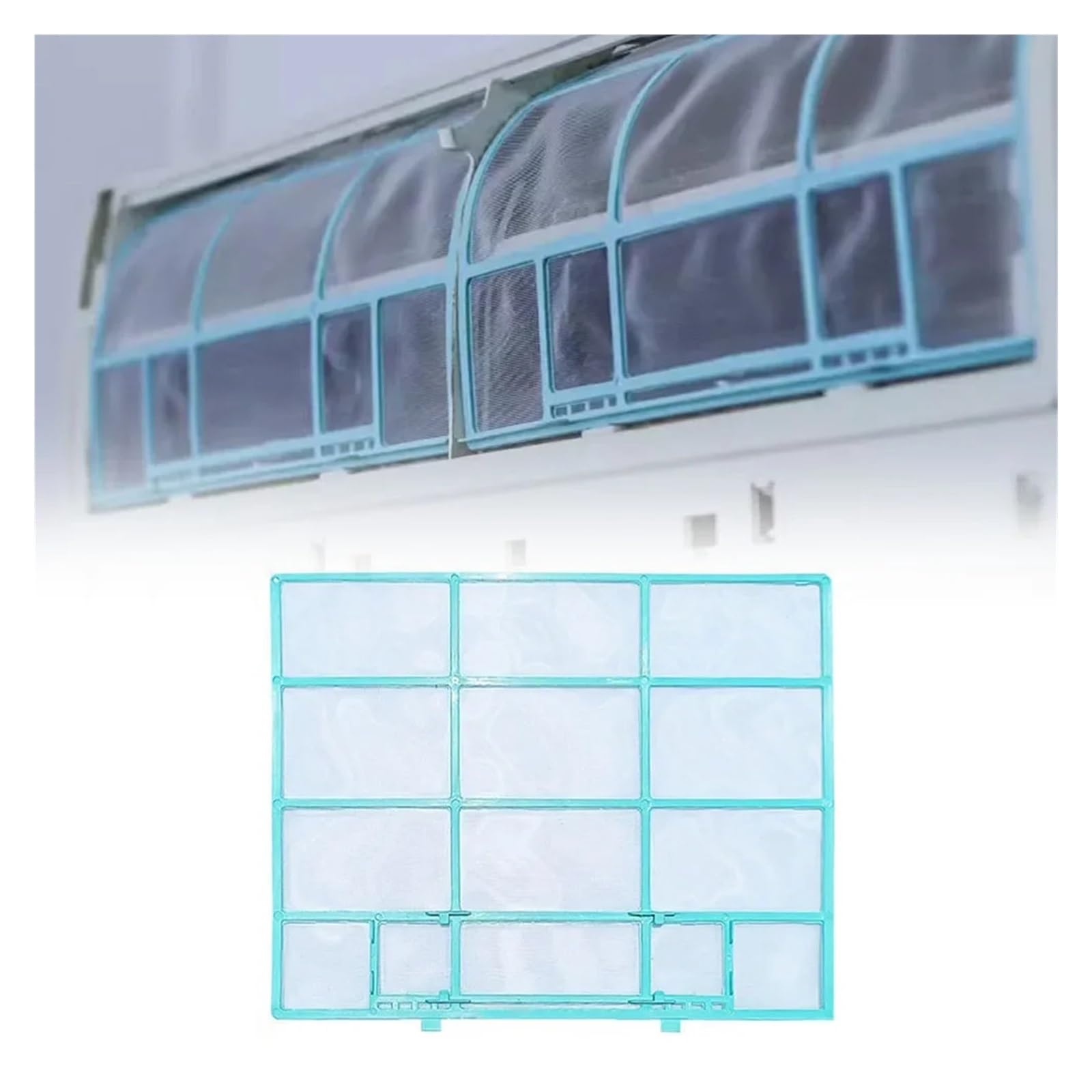 Hizon 34.5X27.5cm Hanging Air Conditioner Screen Dust Filter ，Compatible For Midea，