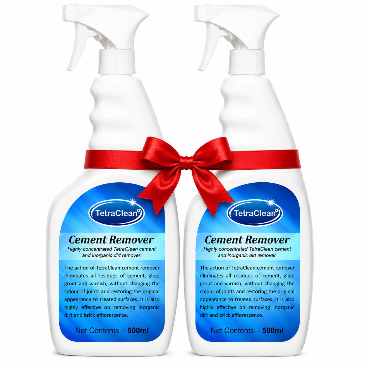 TetraClean Cement Remover Spray 500ml (Pack of 2) | Heavy Duty Cement, Grout, Tile & Concrete Stain Cleaner | Removes Cement Residue, Glue & Hard Water Deposits-picture-25