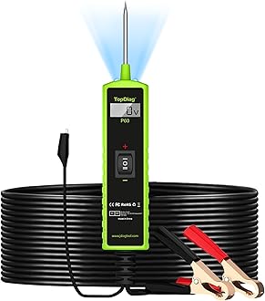 Sponsored Ad - Topdiag P60 Automotive Power Circuit Probe Tester, 12-24V Power Circuit Probe Kit, Short Circuit Automobile Finder，AC/DC Voltage Tester, Component Activation Tool