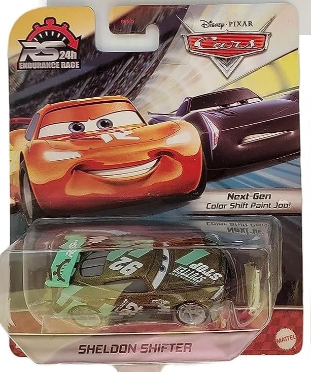 Miniatura 2 de Mattel Disney Pixar Cars RS 24h Endurance Race - Juego completo de 4 vehículos fundidos a presión de GPN32-999E
