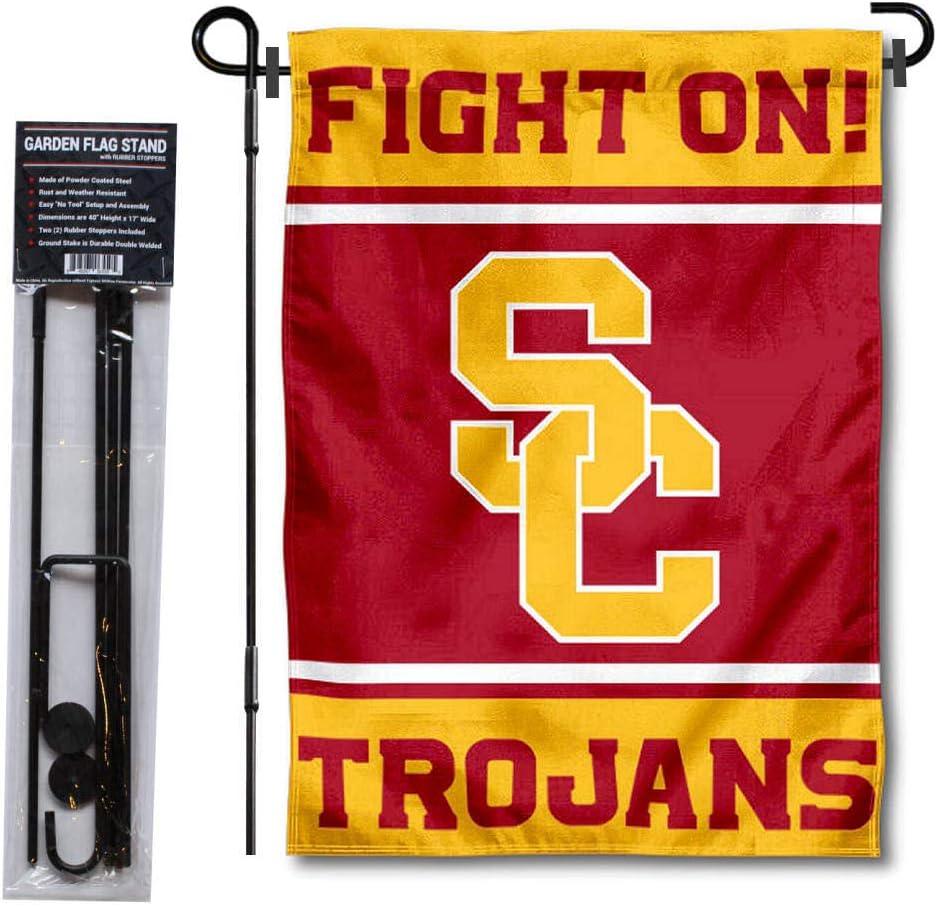 USC Trojans Trojan Head Window Wall Banner Hanging Flag