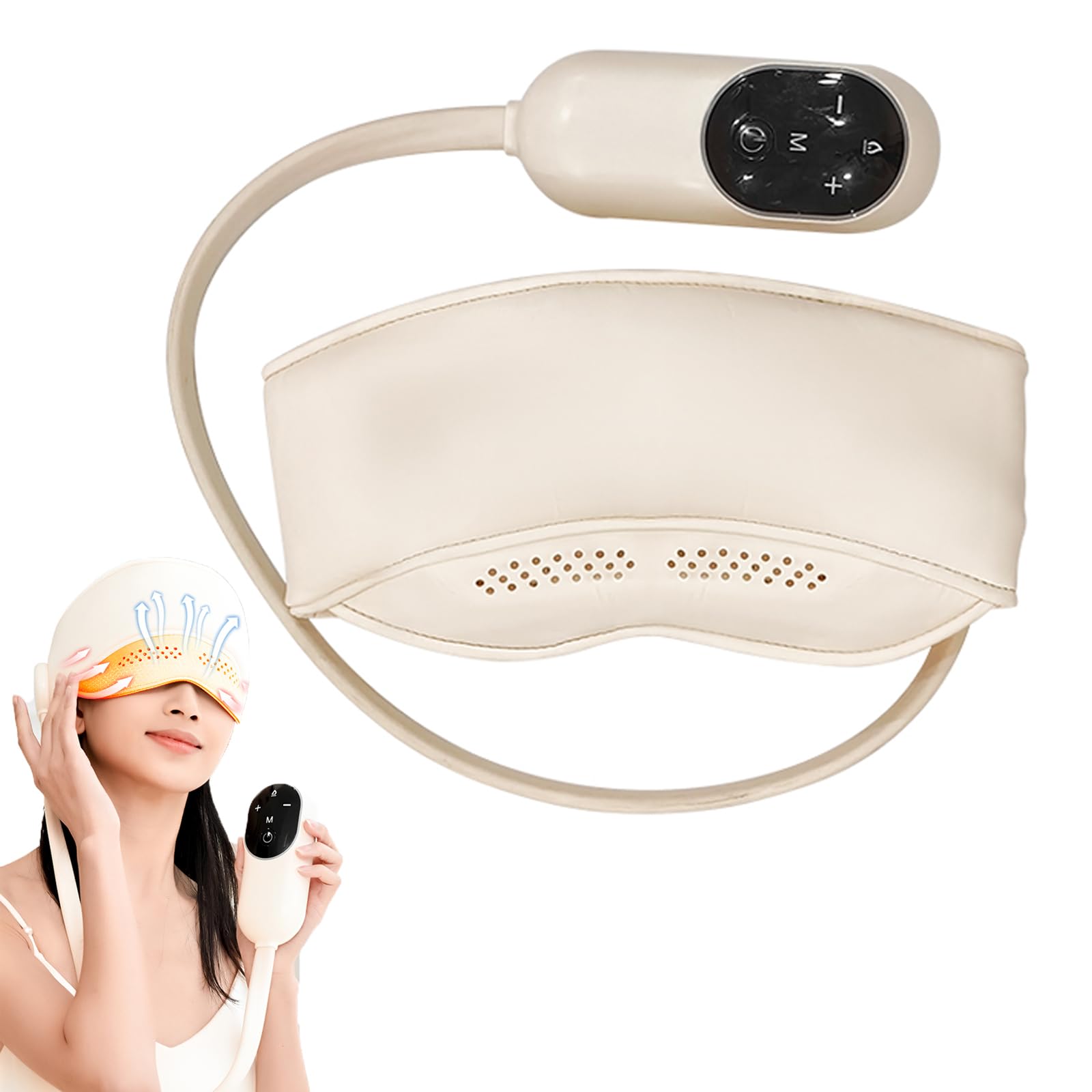 Eye Head Massager with Heat Eyes Strain Dry Improve Sleep a Perfect Gifts for Family Members