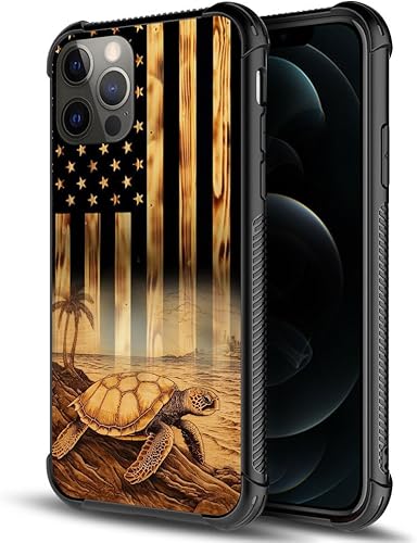 Miniatura 8 de TnXee Funda compatible con iPhone 12 Pro Max, funda con diseño de flor de mariposa dorada para iPhone 12 Pro Max, funda para hombres y mujeres