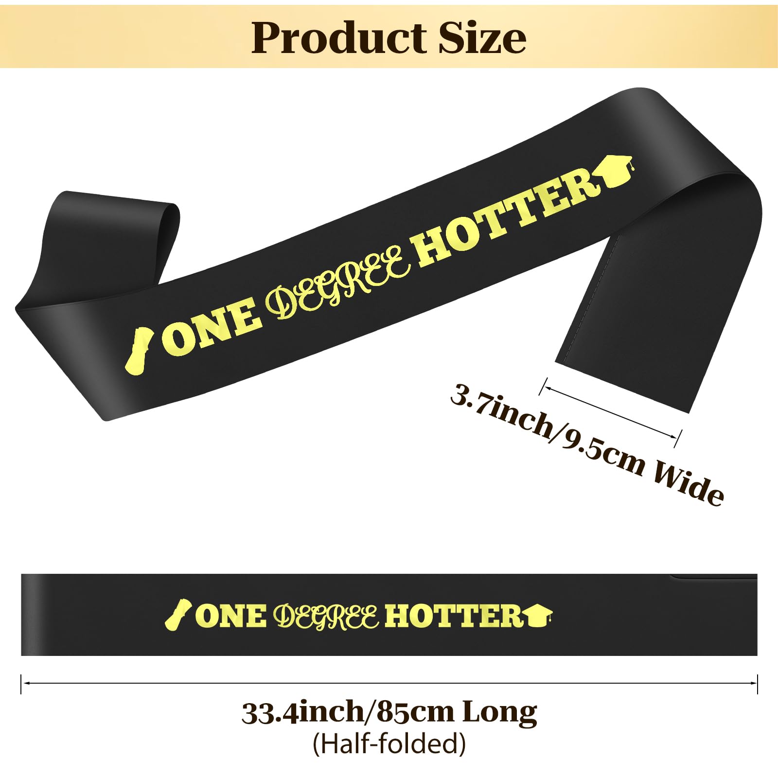 Class of 2025 Grad Party Decorations for Women Graduation Sash Graduation Party Decorations College Graduations Gifts for Women Congratulations Sashes for Nephew Niece Brother Sister Son Daughter - Image 2