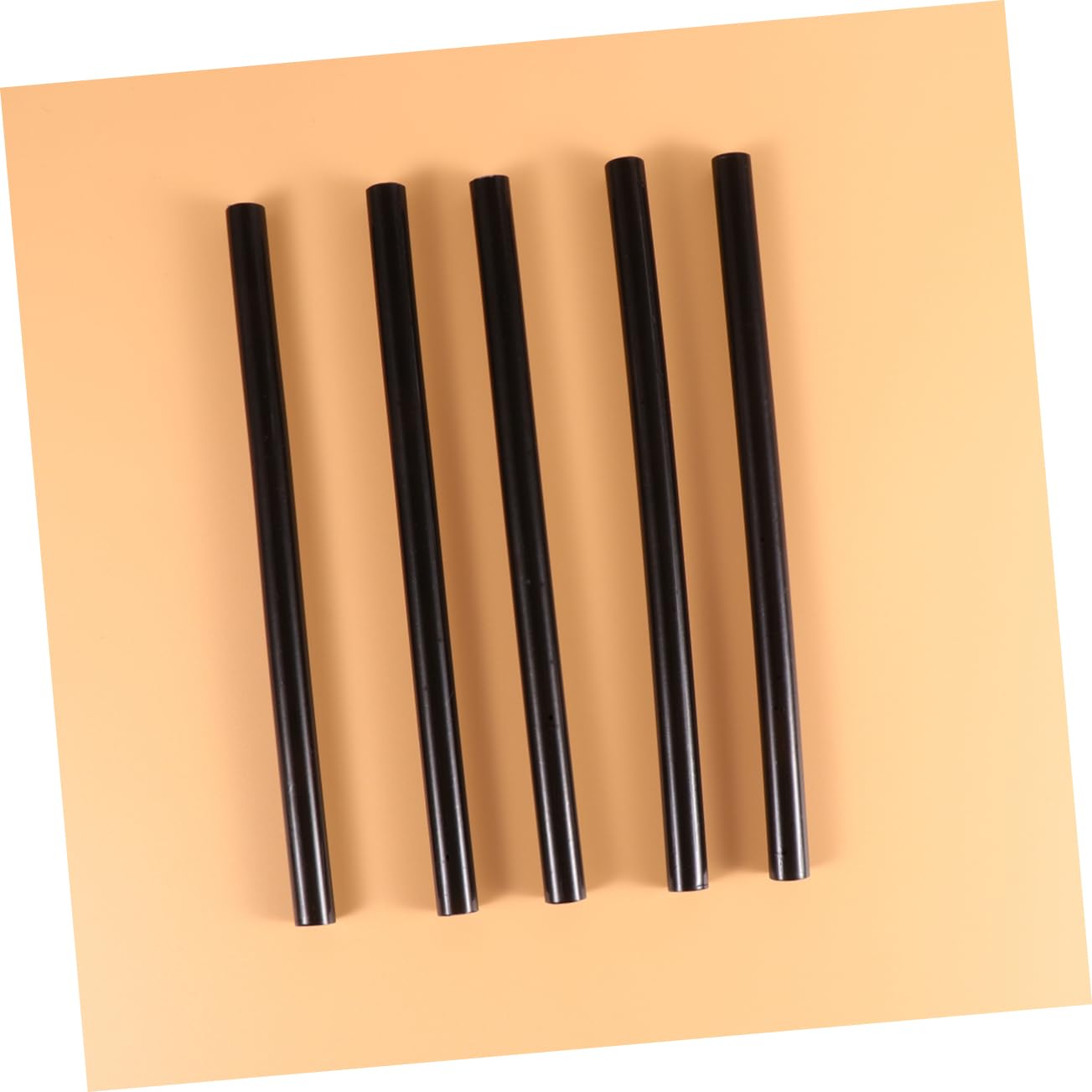 Tofficu 24 Pezzi Stick di Colla a Caldo Neri Eva, Fusione Rapida, Pochi Bolli, per Casa e Negozio, 19cm