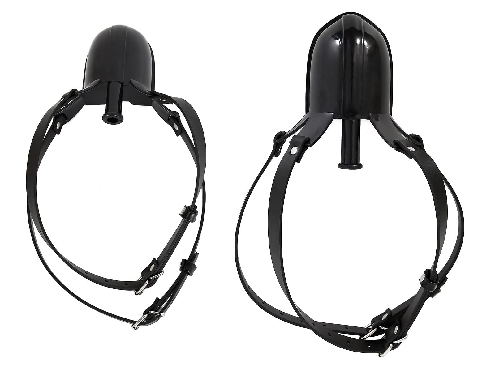 Bouche de femme gag extrême femme Noir Sling Bondage pipi entonnoir couverture sports aquatiques toilettes sexy cravate Bâillons bouche ouverte couple