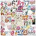 50Pcs 6 7 Funny Meme Vinyl Stickers - Waterproof Six Seven Decals for Laptop, Phone, Water Bottle, Car, Gifts for Adults Teens Kids