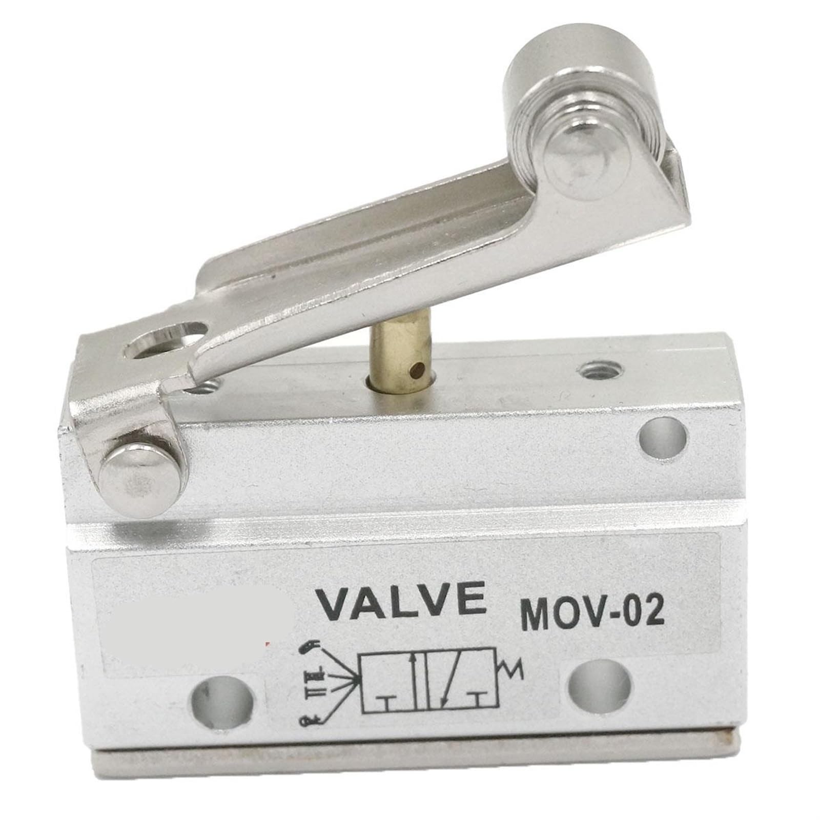 Válvula mecánica MOV-02 G1/8 con rodillo metálico de alta resistencia para automatización