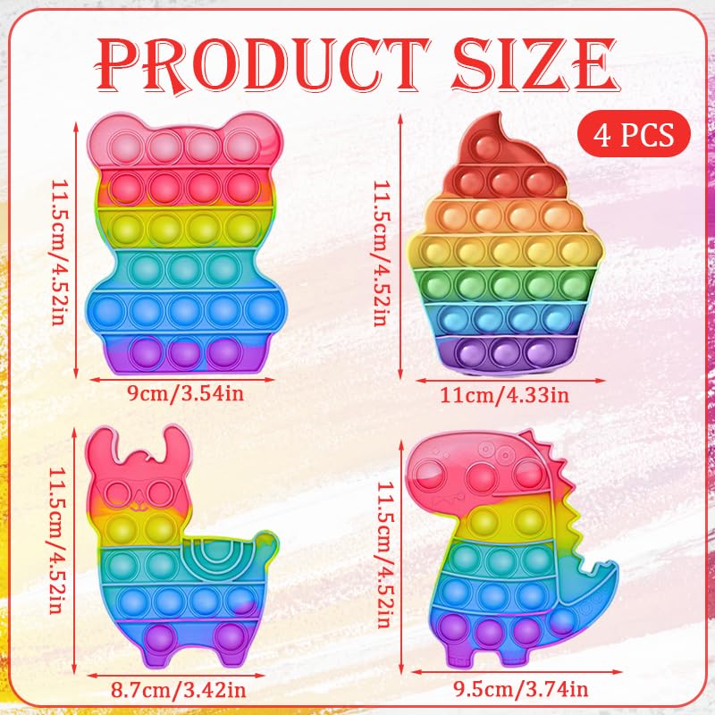 4PCS Pop It Fidget Set - Image 2