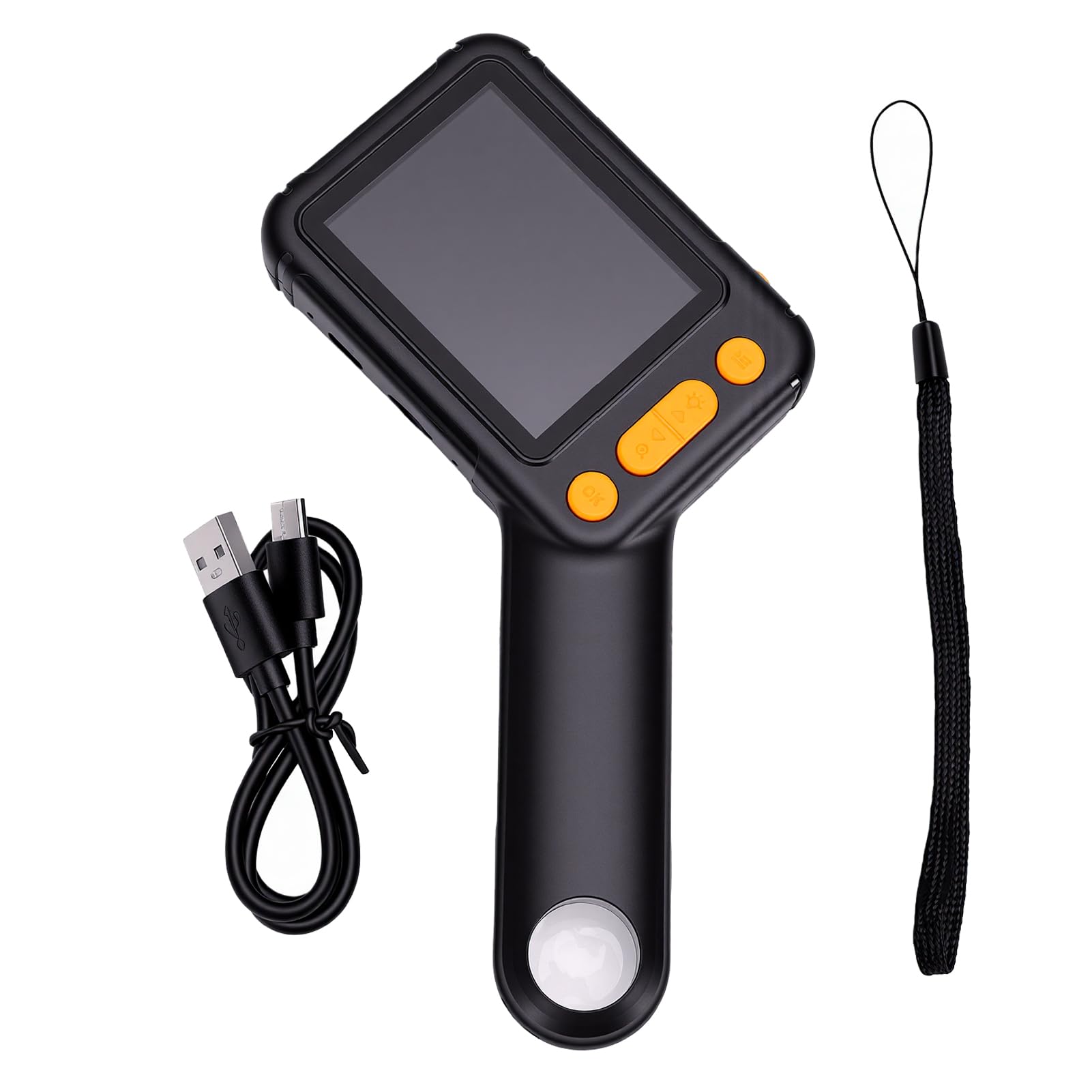 Generic Microscopio Portátil de Mano 1000x con Luces LED Ajustables para Observación Detallada, Microscopio Digital de Bolsillo para Estudiantes