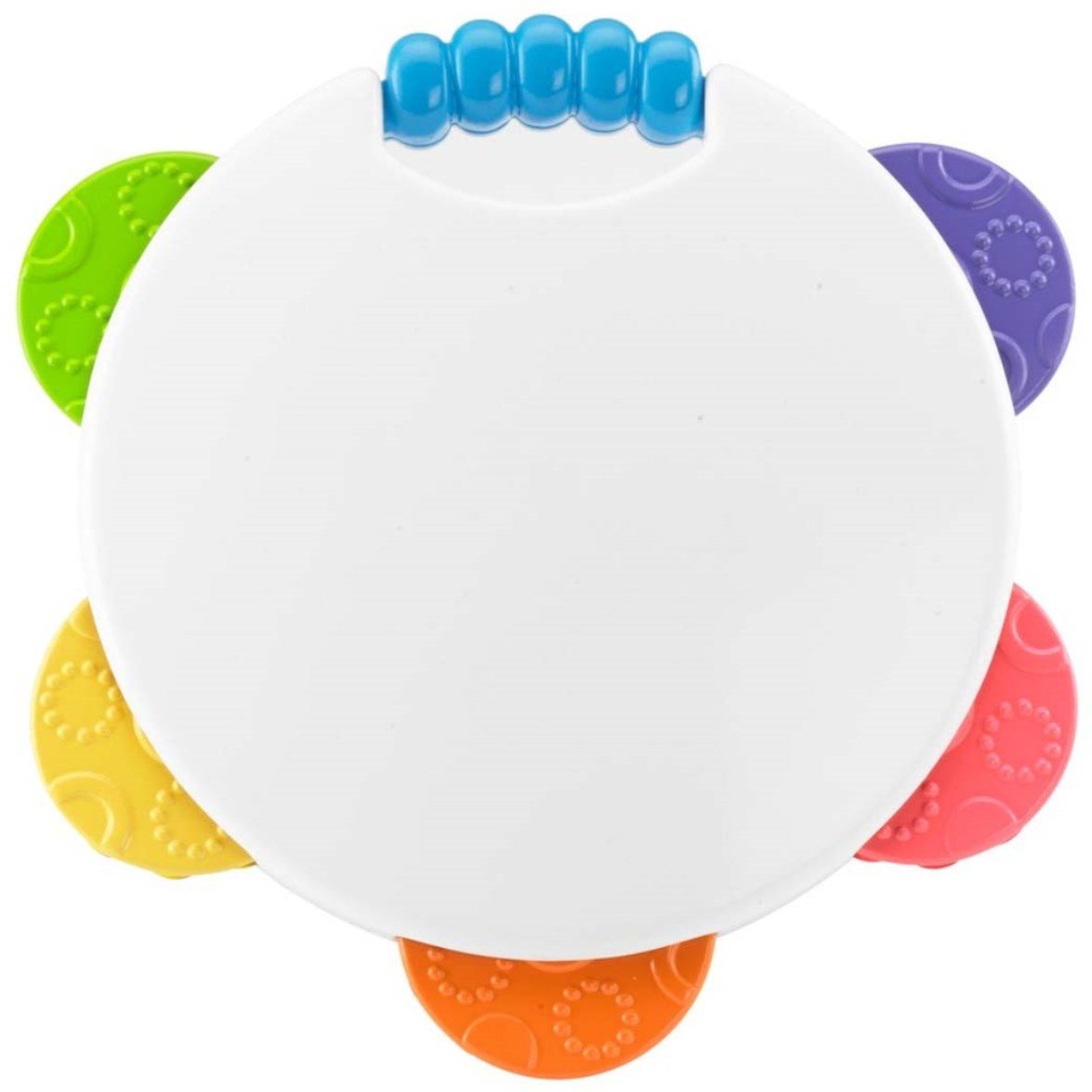 Fisher-Price Tap 'N Play Tamburyn Grzechotka, Wielokolorowy, Od 3 Miesięcy