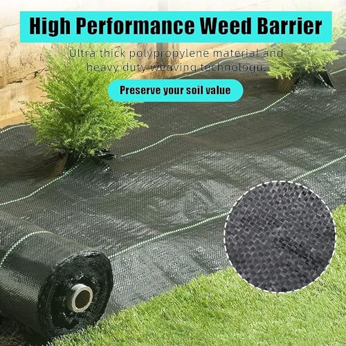 Premium Weed Barrier Landscape Fabric Heavy Duty 5oz Weed Control