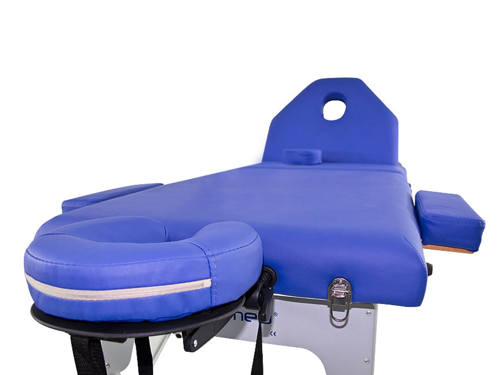QUIRUMED Elite Klappmassagetisch – Aluminium-Gestell, 186 X 66 Cm, Höhenverstellbar, Mit Kunstleder-Bezug, Bis 150 Kg Belastbar