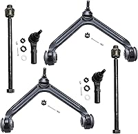 Vista 65 de Detroit Axle - Kit de brazos de control delanteros para Chevy GMC Silverado Sierra 1500 Avalanche Yukon Tahoe Escalade ESV EXT, 2 brazos de control